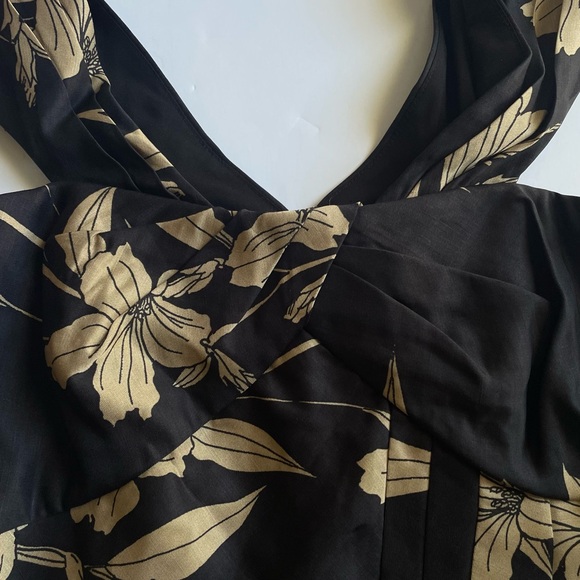 Lauren Ralph Lauren Floral Linen Off the Shoulder Cocktail Dress  NWT - Picture 9 of 16